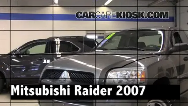 2007 Mitsubishi Raider LS 3.7L V6 Extended Cab Pickup Review
